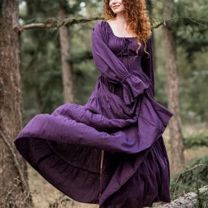 Vaiana Lange Jurk Paars